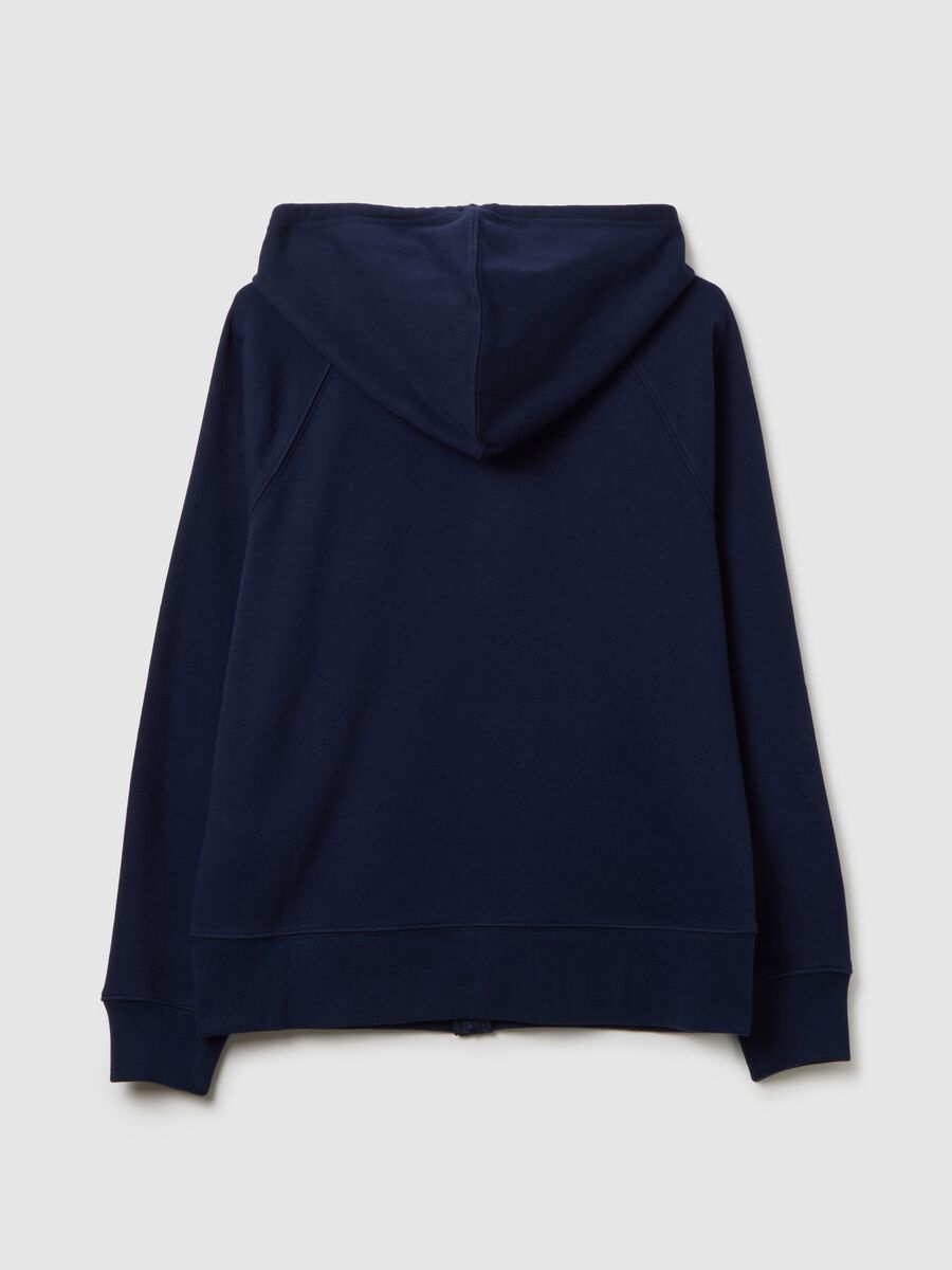Full-zip con cappuccio ricamo logo Donna_2