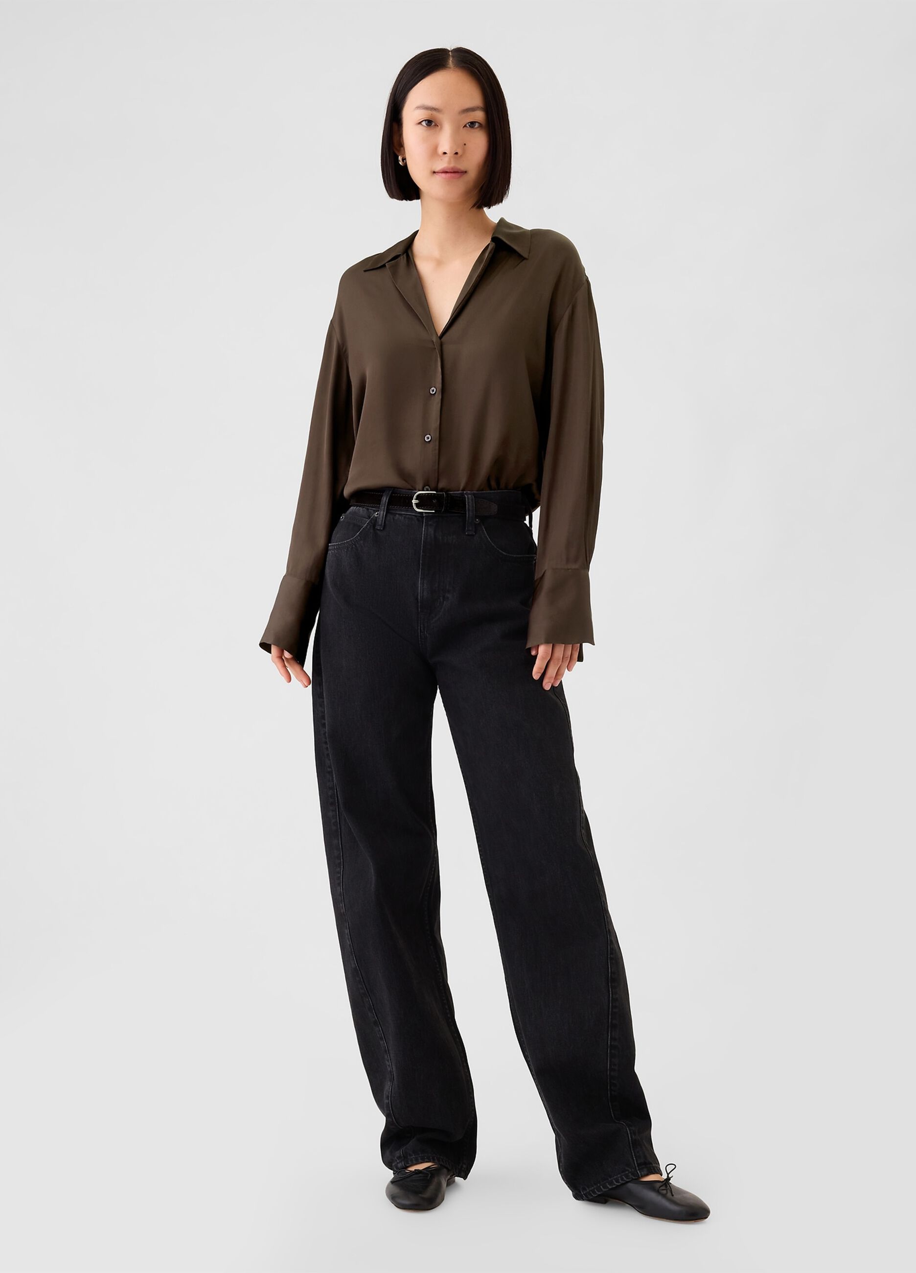 Satin viscose shirt_1