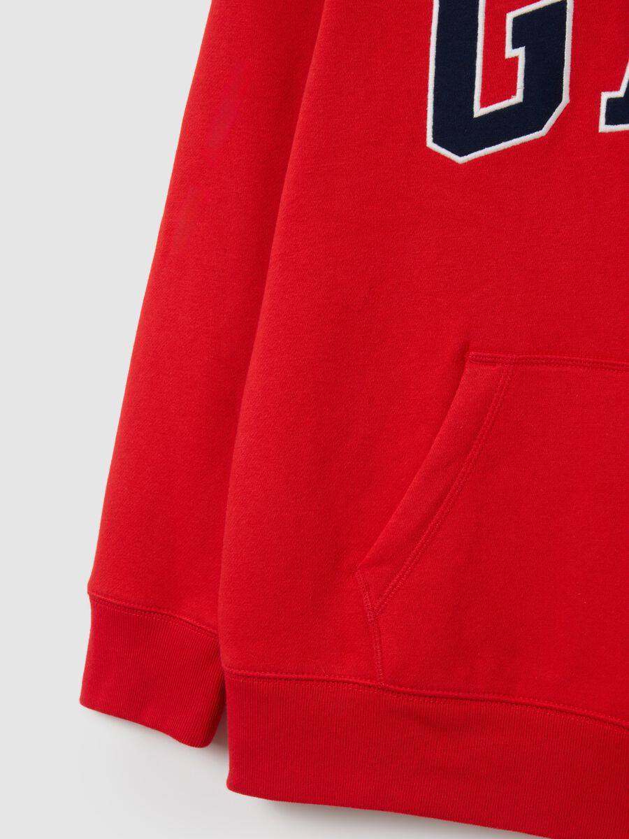 Hoodie with embroidered logo Boy_2