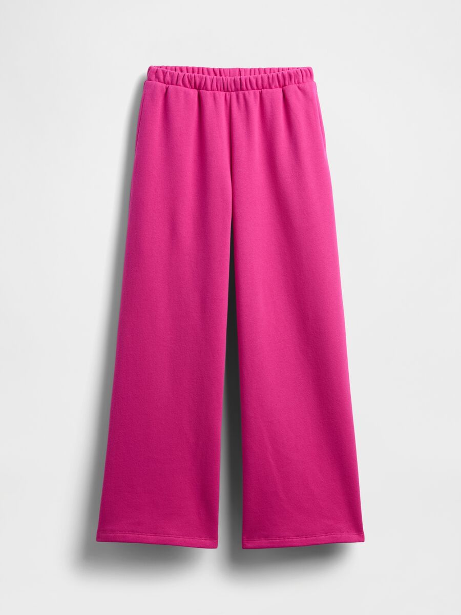 Pantaloni rosa per bambina in misto cotone e poliestere Bambina_3
