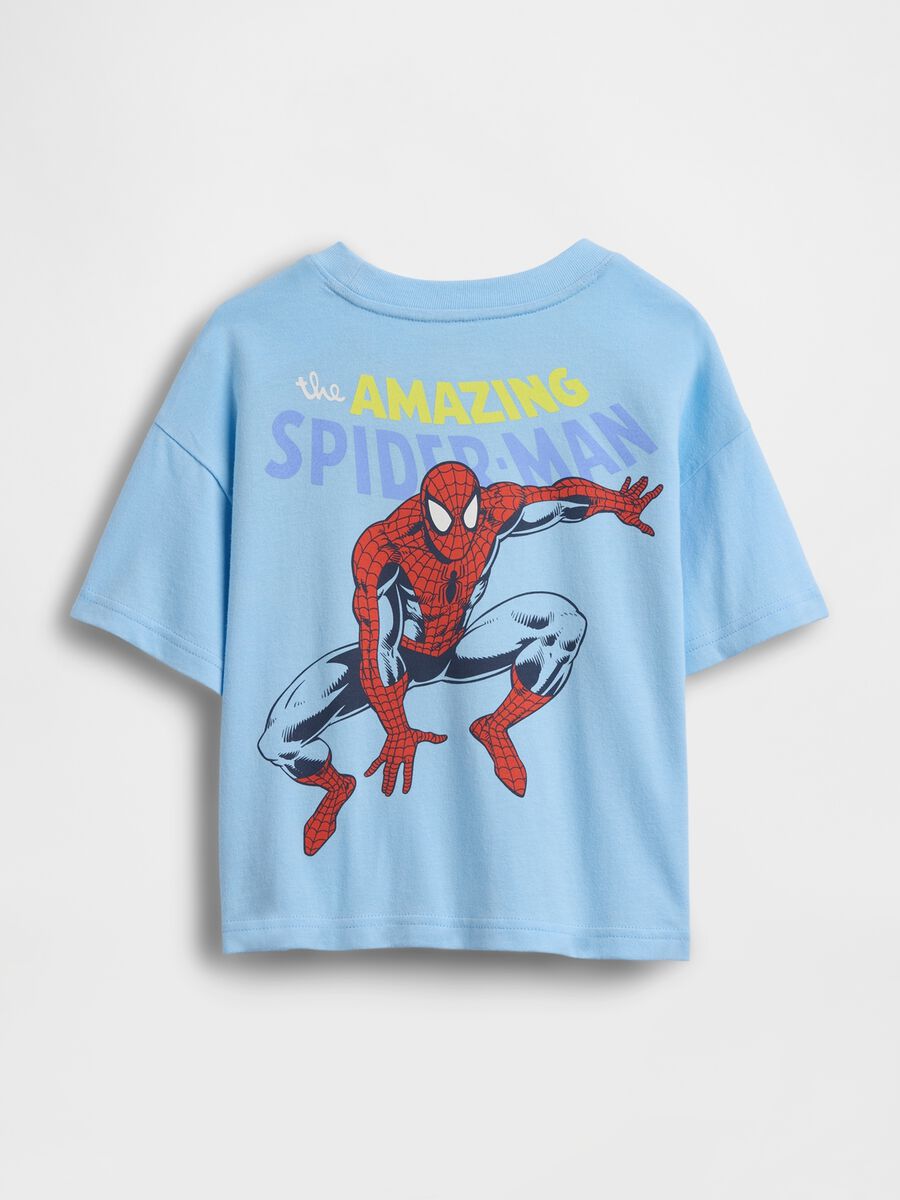 T-shirt Spider Man Marvel a maniche corte in puro cotone Bimbo_1