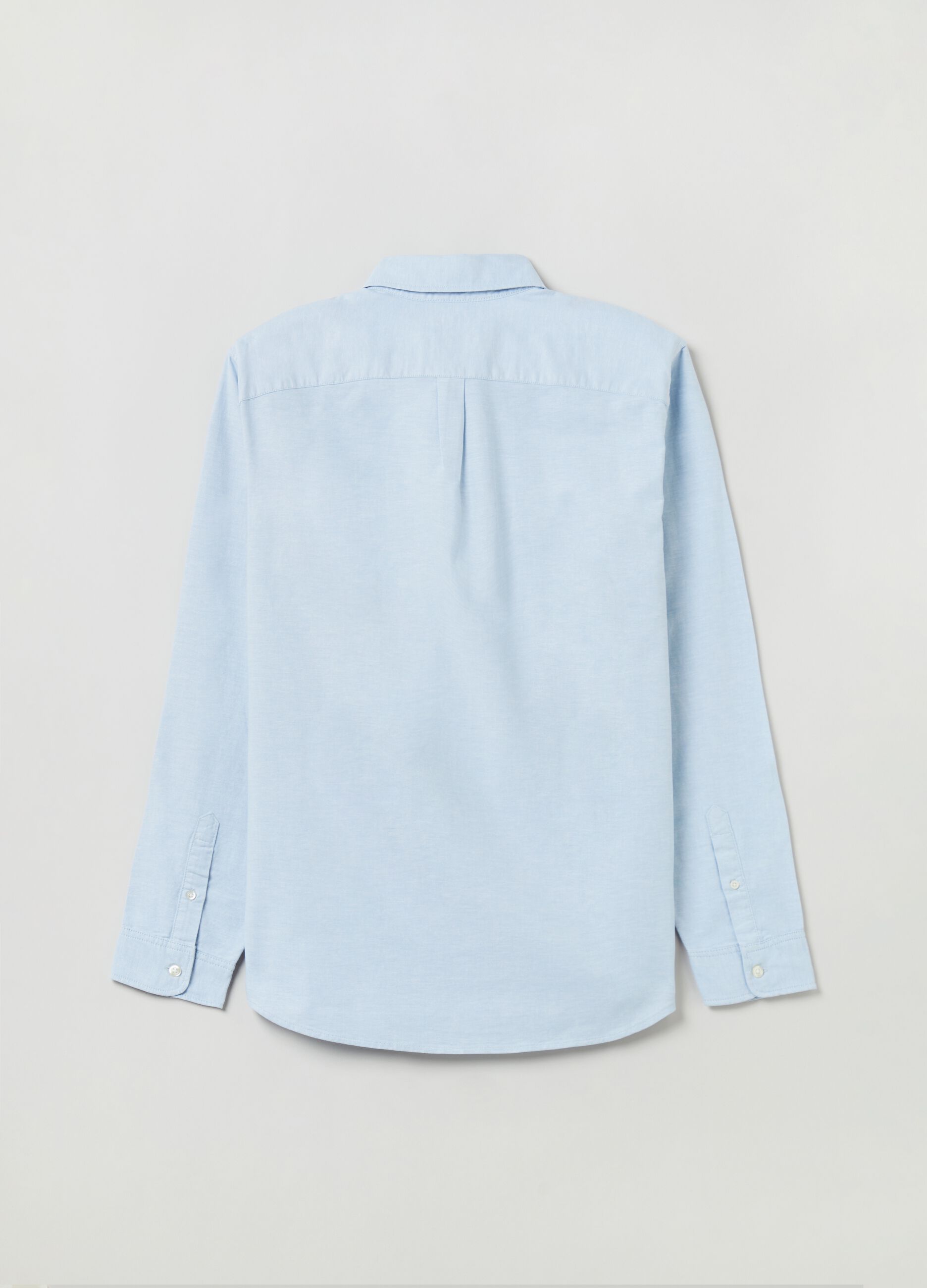 Camicia regular fit in cotone oxford_2