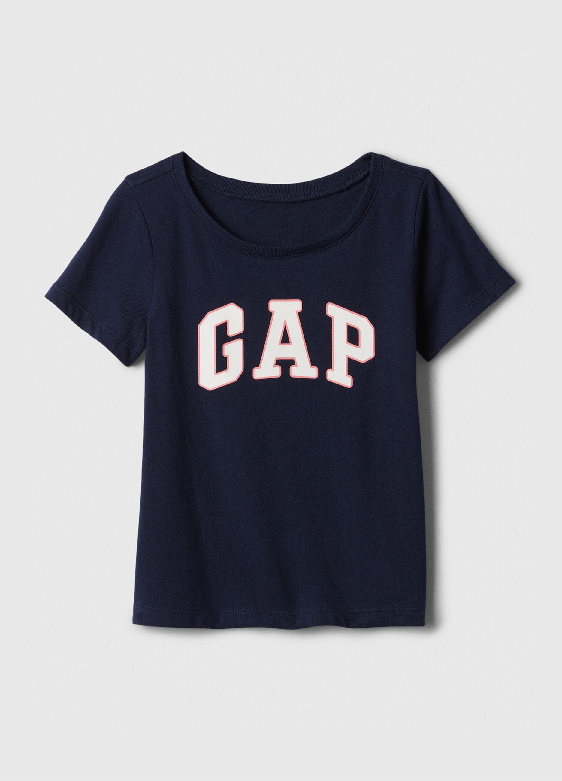 T-shirt a maniche corte in cotone con logo GAP