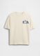 T-shirt in puro cotone a maniche corte_0