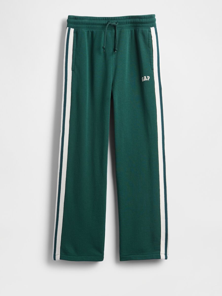Green knitted trousers for children Boy_3