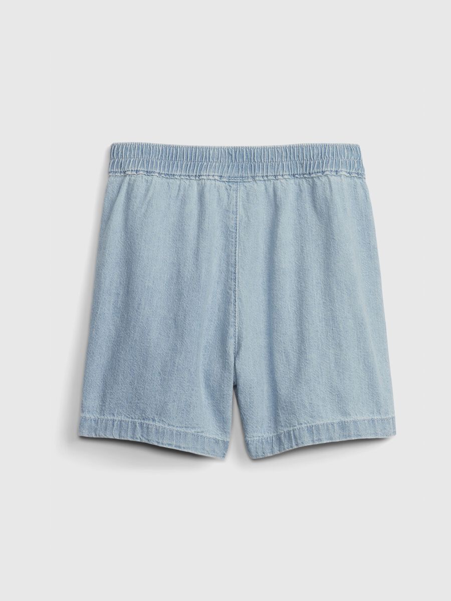 Shorts in denim Bambina_1