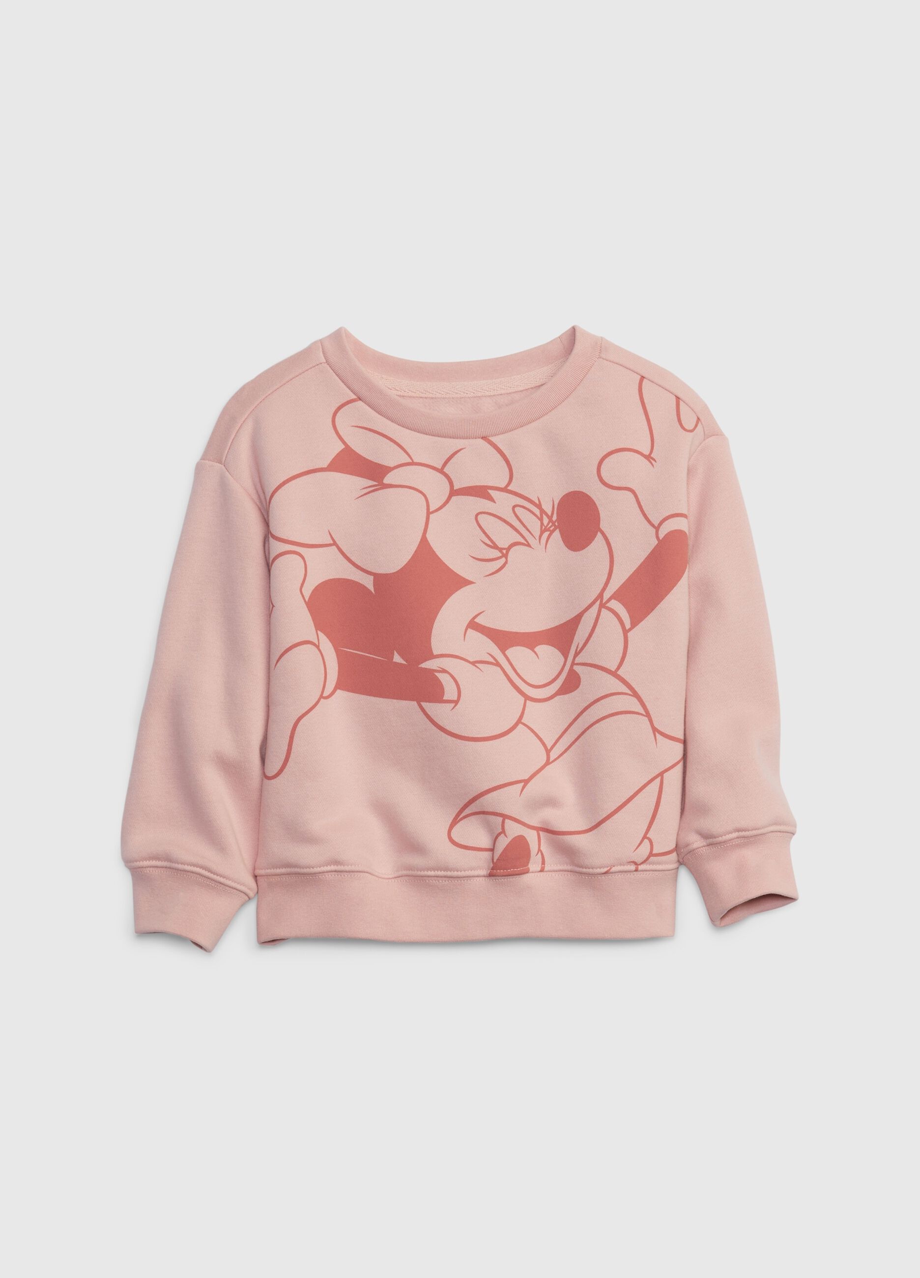 Oversized sweatshirt with Disney Minnie Mouse print