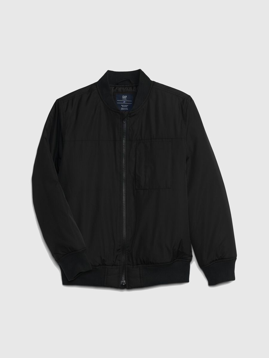 Bomber full-zip tinta unita Bambino_1