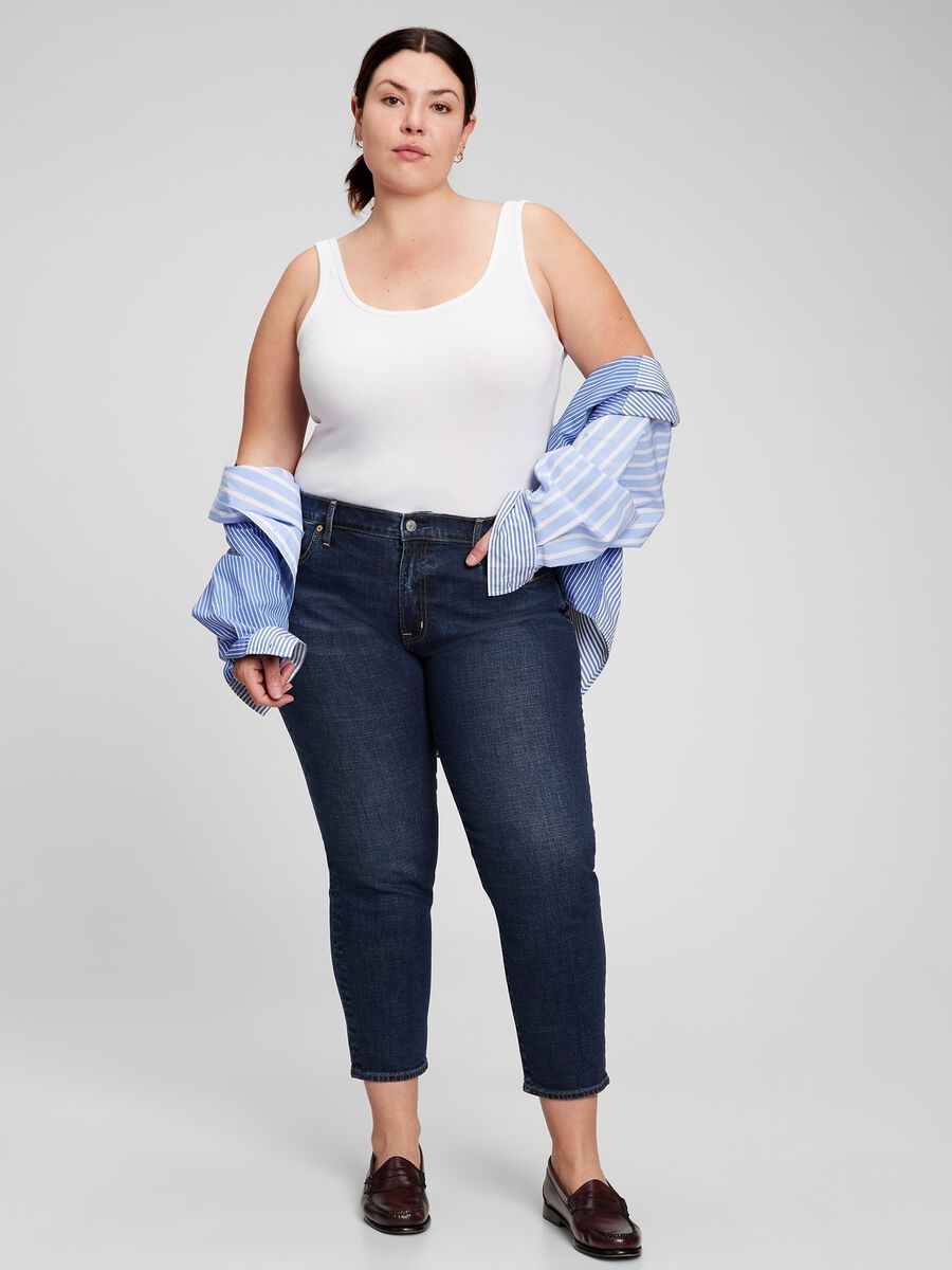 Stretch girlfriend jeans Woman_2