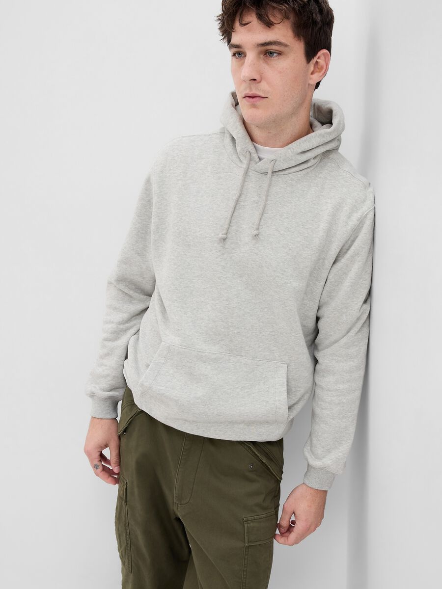 Sweatshirt with hood and pocket Man_0