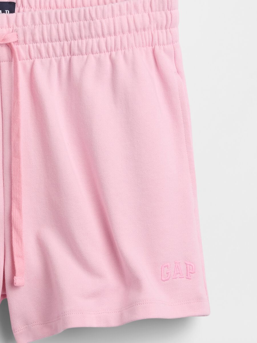 Shorts in misto cotone con logo GAP Donna_4