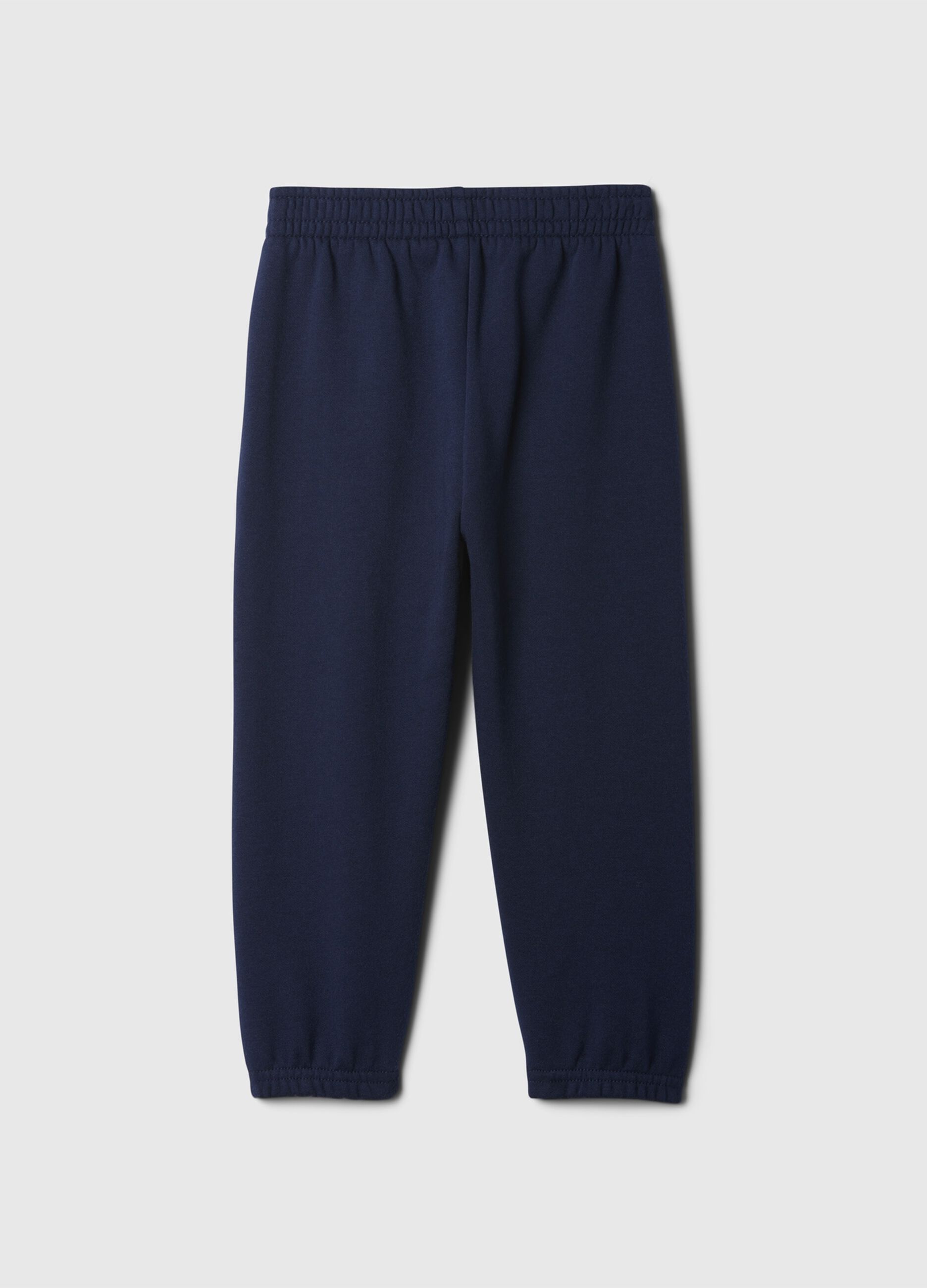 Pantaloni blu da bambino in cotone e poliestere_1