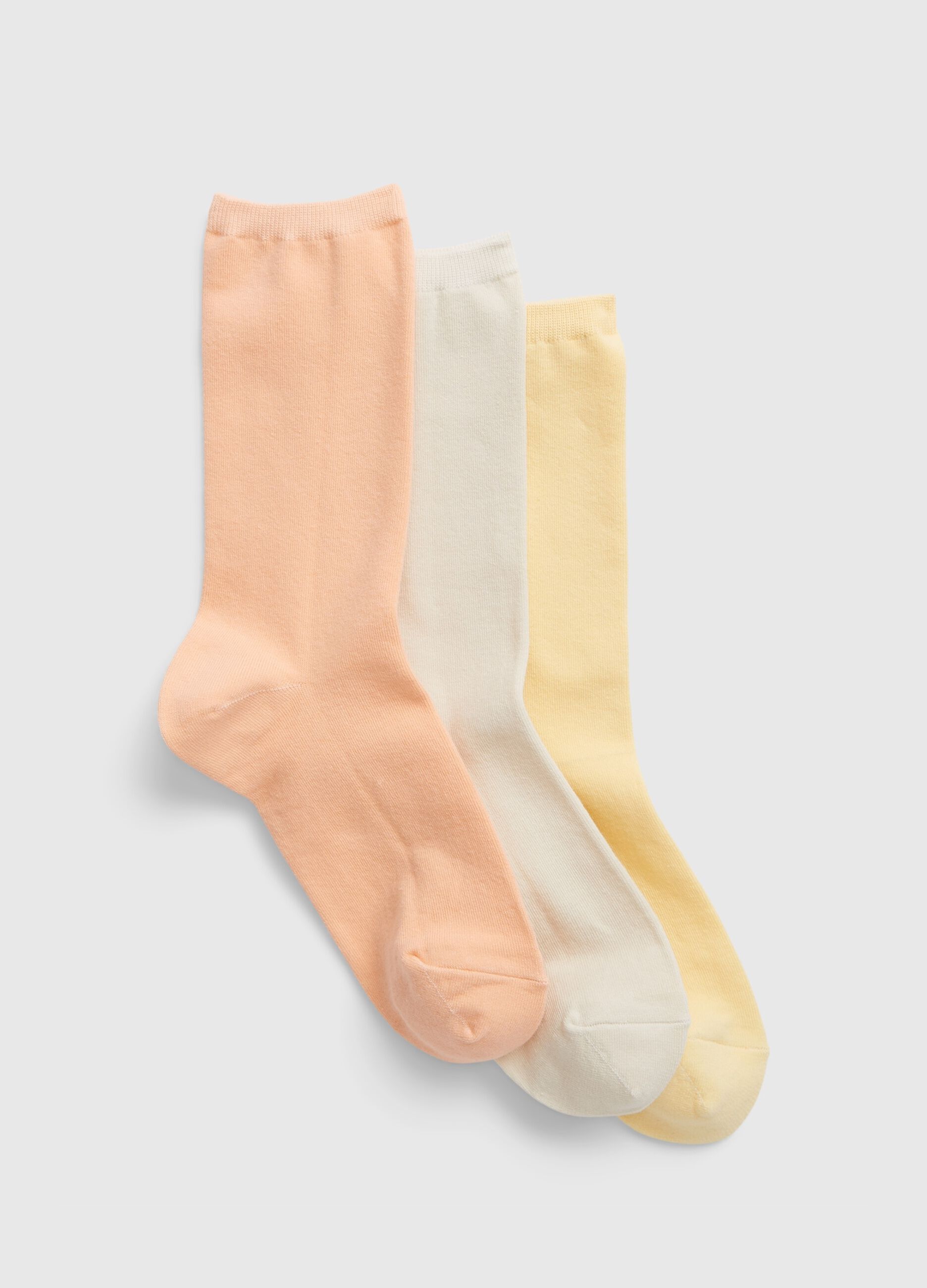 Three-pair pack of short stretch socks