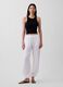 Pantaloni jogger in puro cotone_5