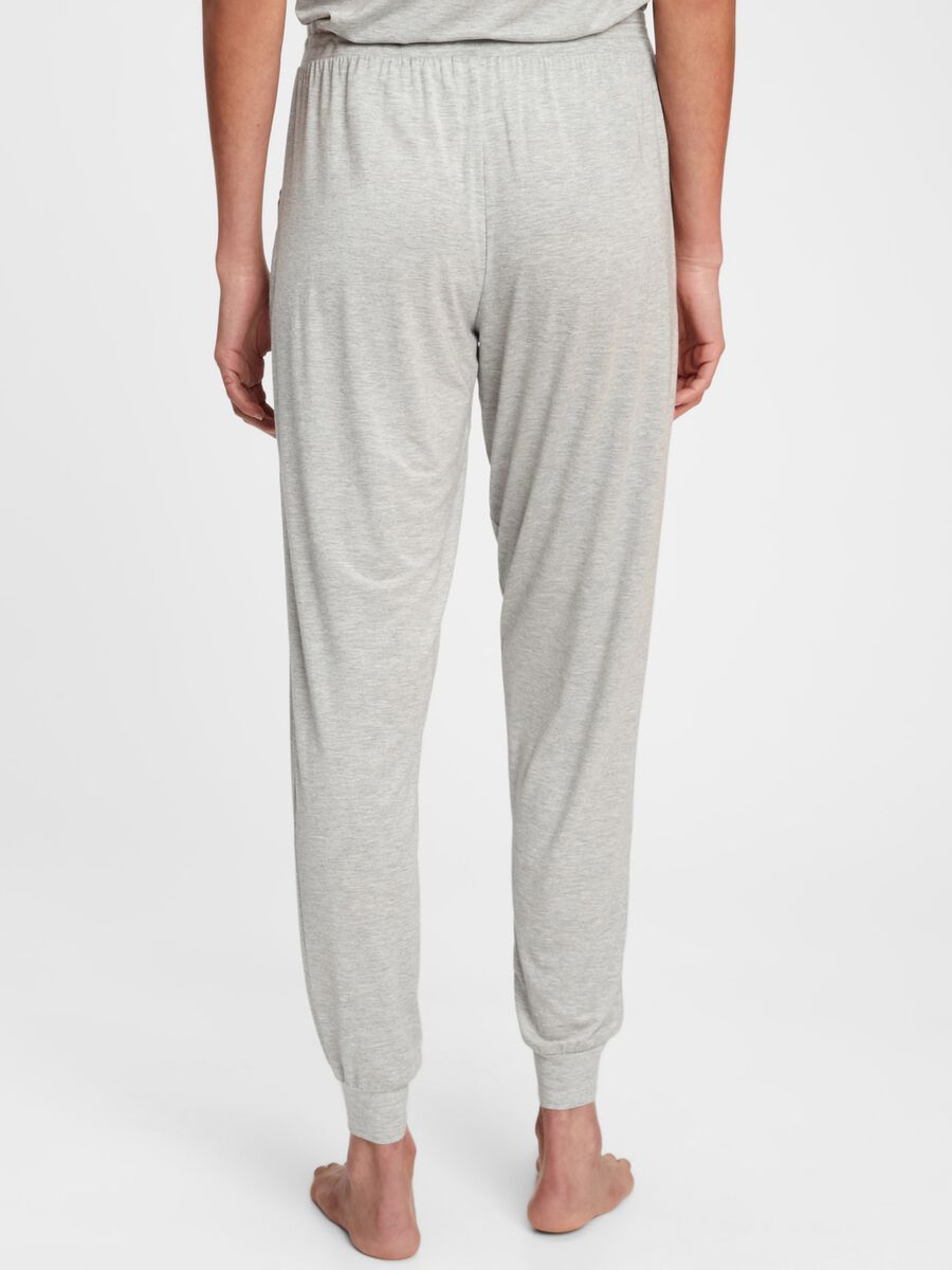 Pyjama trousers with drawstring Woman_1