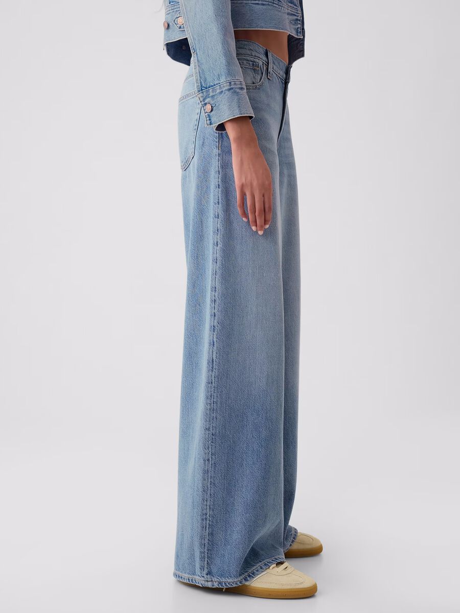 Regular-rise baggy-fit jeans Woman_2