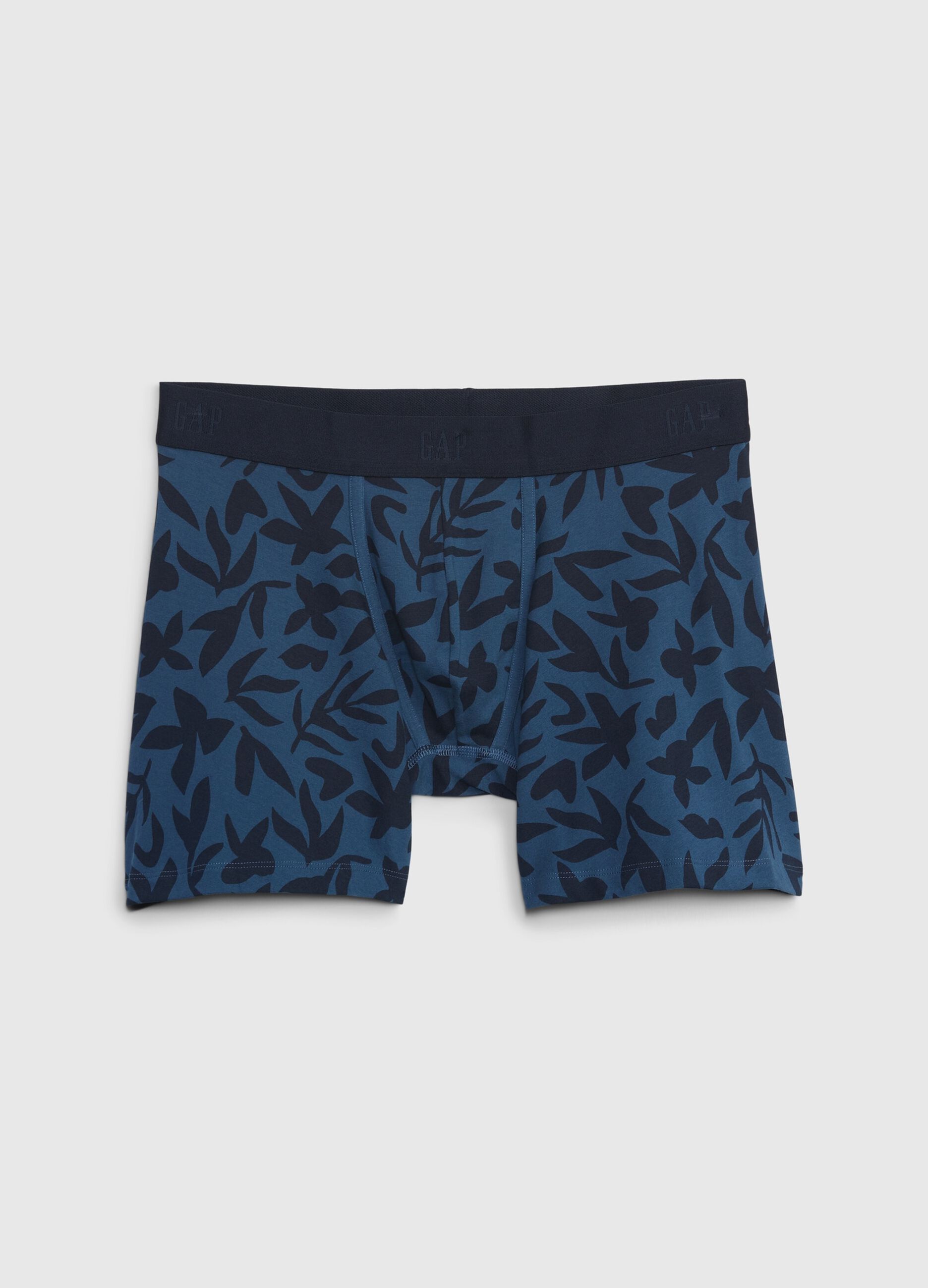 Boxer shorts with floral pattern_0