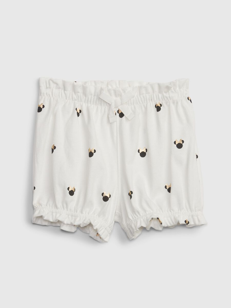 Organic cotton shorts with print and embroidery Newborn Boy_0