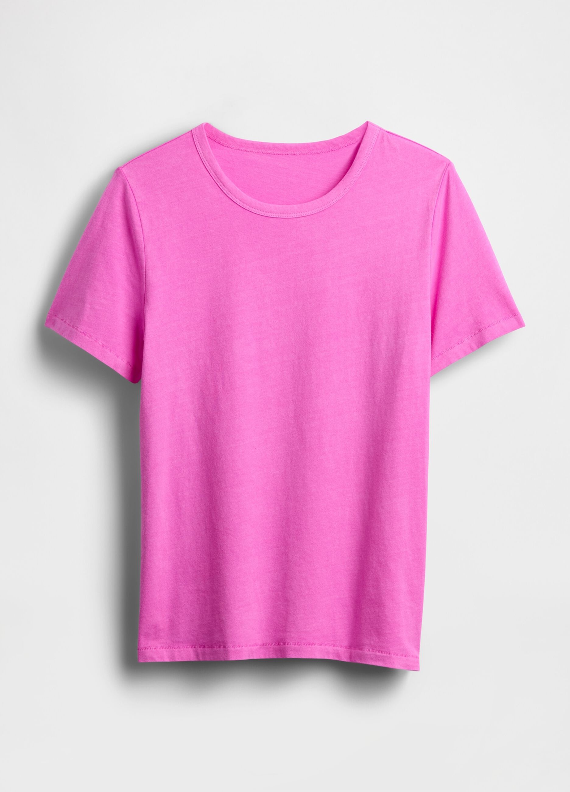 T-shirt in puro cotone rosa regular fit
