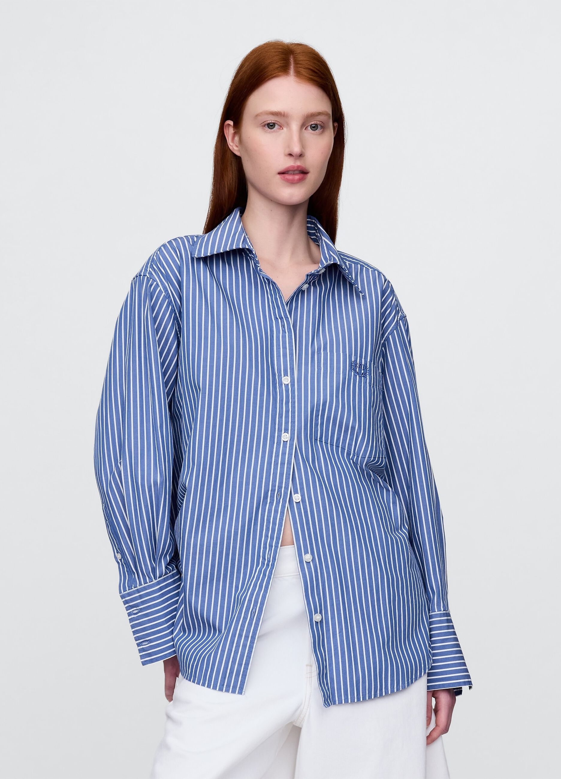 Camicia oversize a righe
