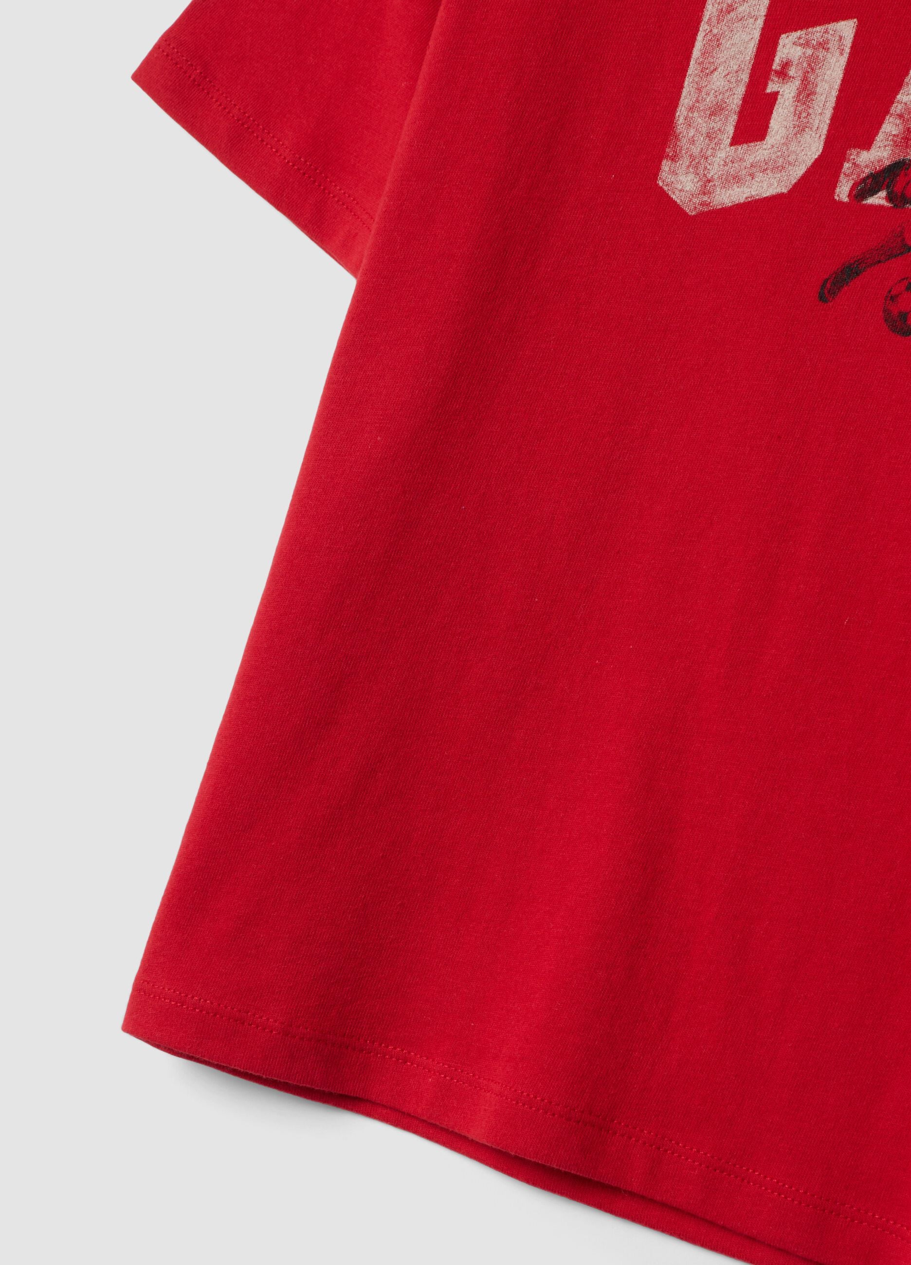 T-shirt con logo GAP a maniche corte in puro cotone