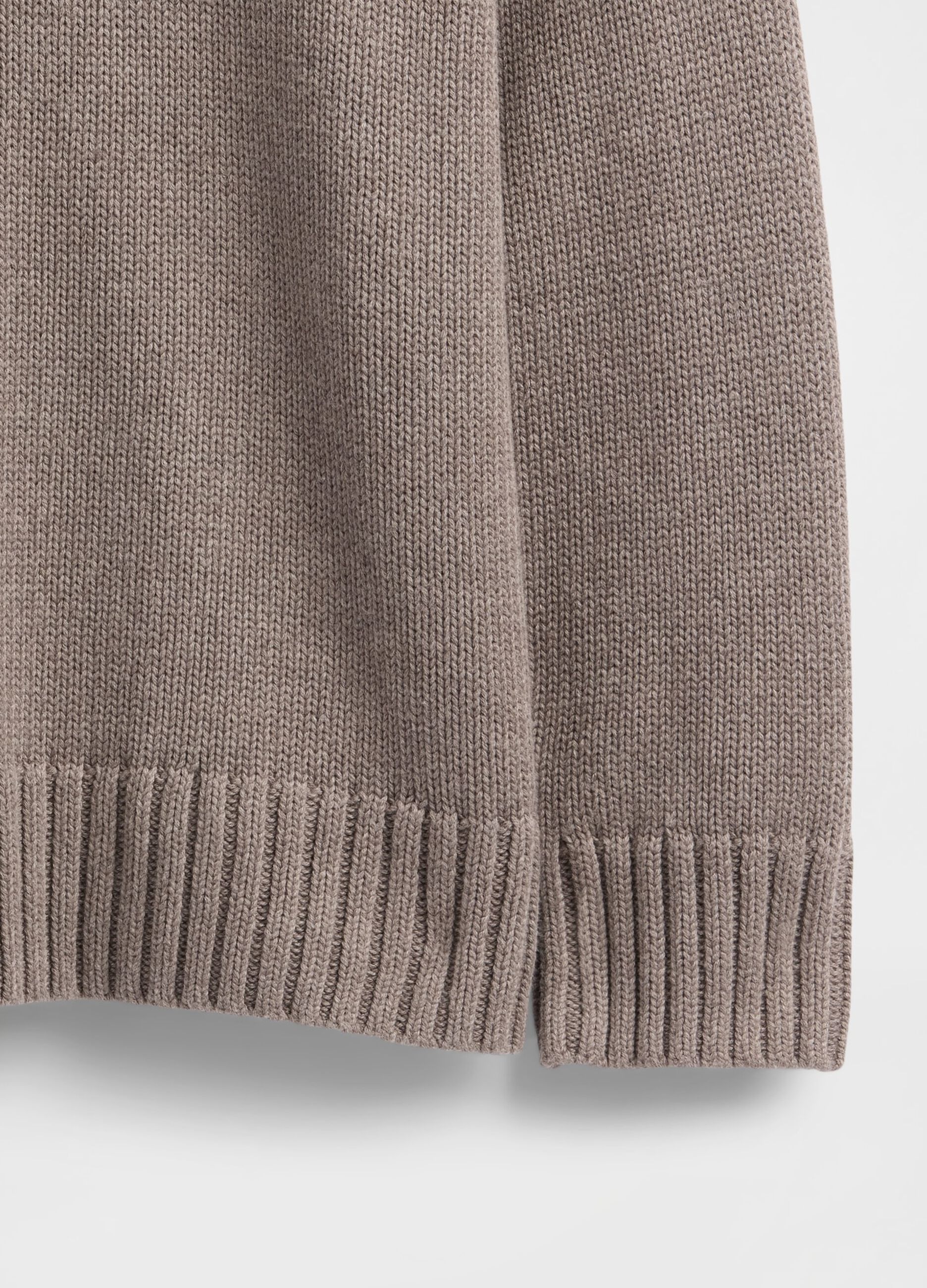 Brown Cotton Sweater