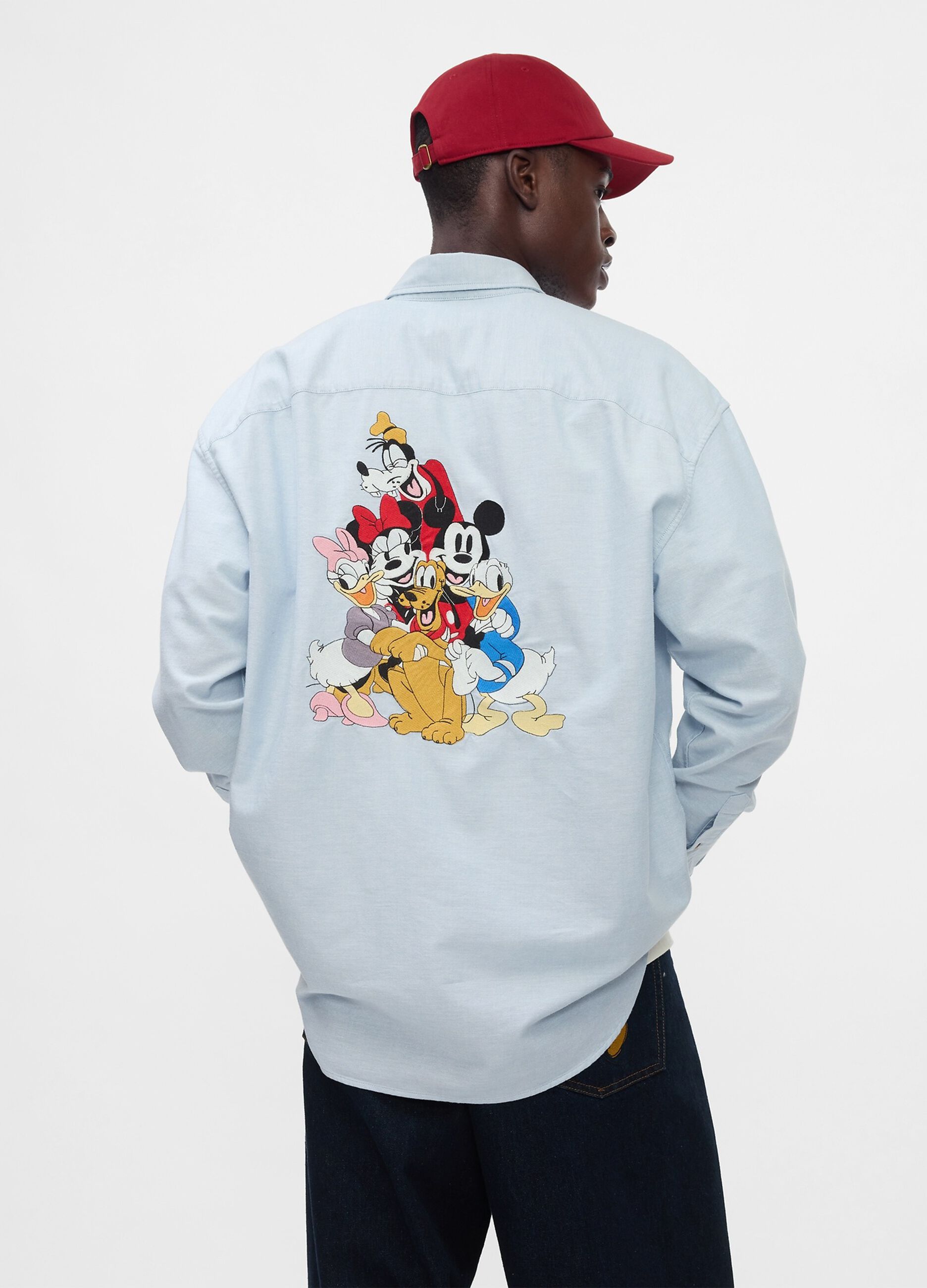 GAP x DISNEY oversized shirt with embroidery_1