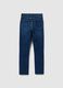 Jeans slim fit a vita alta con orlo a vivo_3