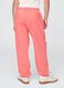 Pink joggers with elasticated edging and logo embroidery_2