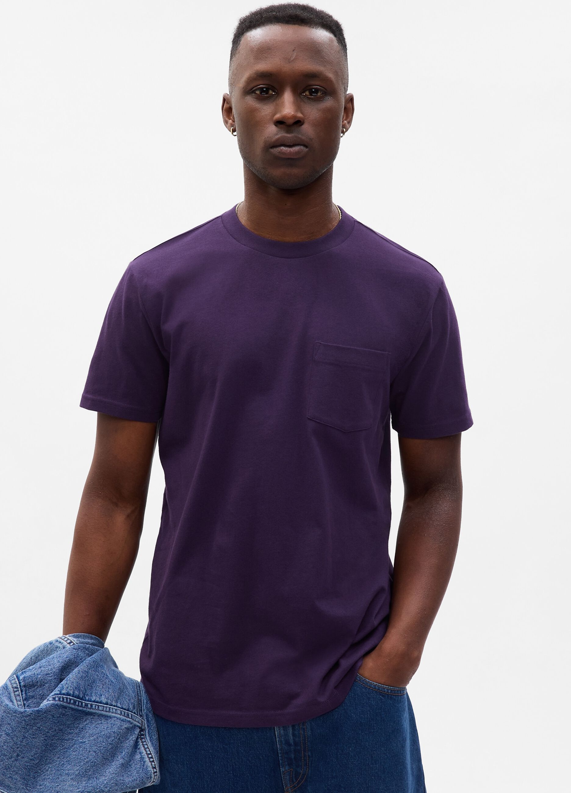 Organic cotton T-shirt with pocket