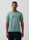 T-shirt in puro cotone con logo GAP a maniche corte_0