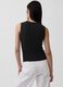 Tank top in misto cotone a costine_1