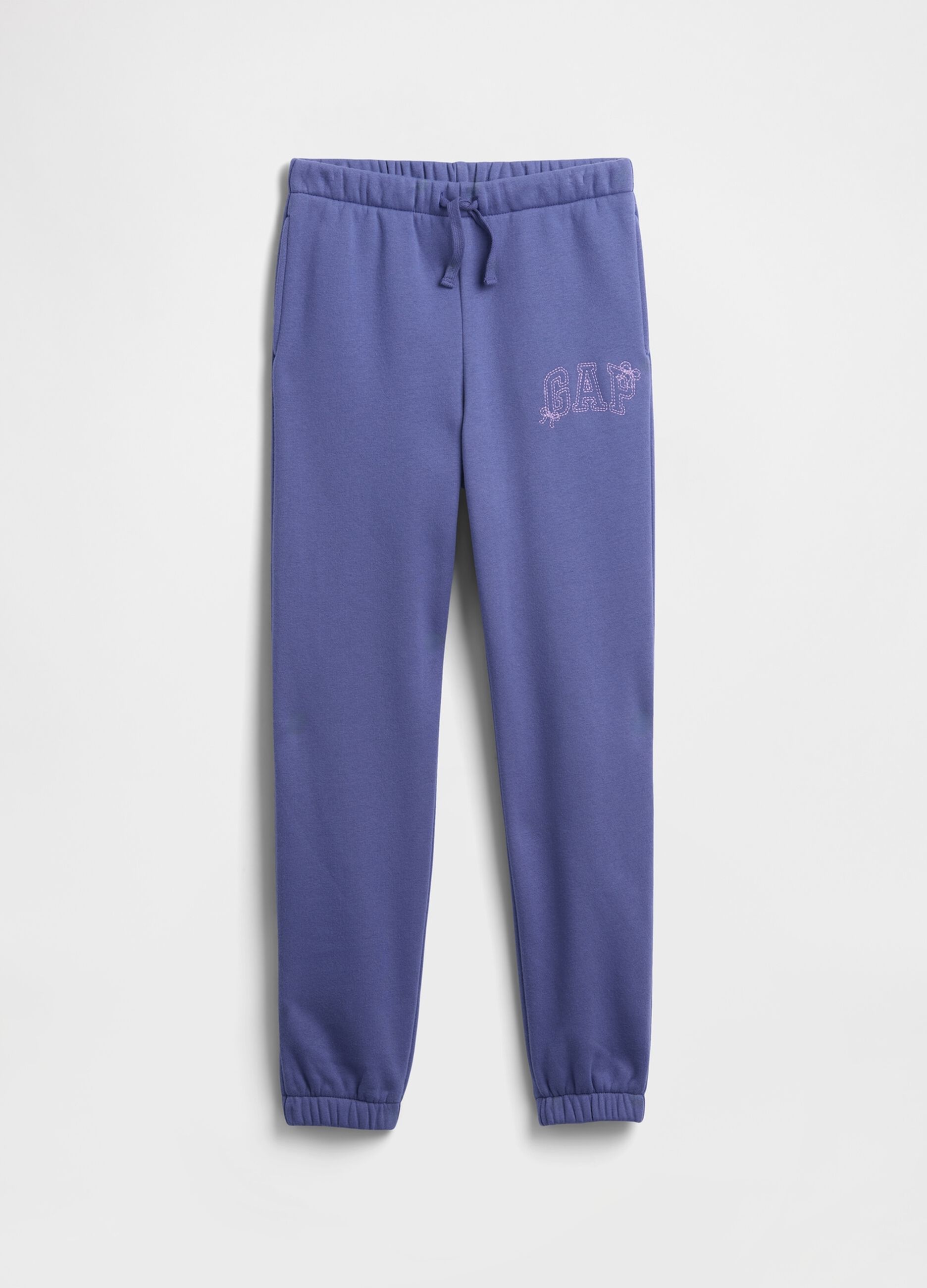 Pantaloni jogger viola per bambina
