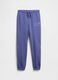 Pantaloni jogger viola per bambina_0