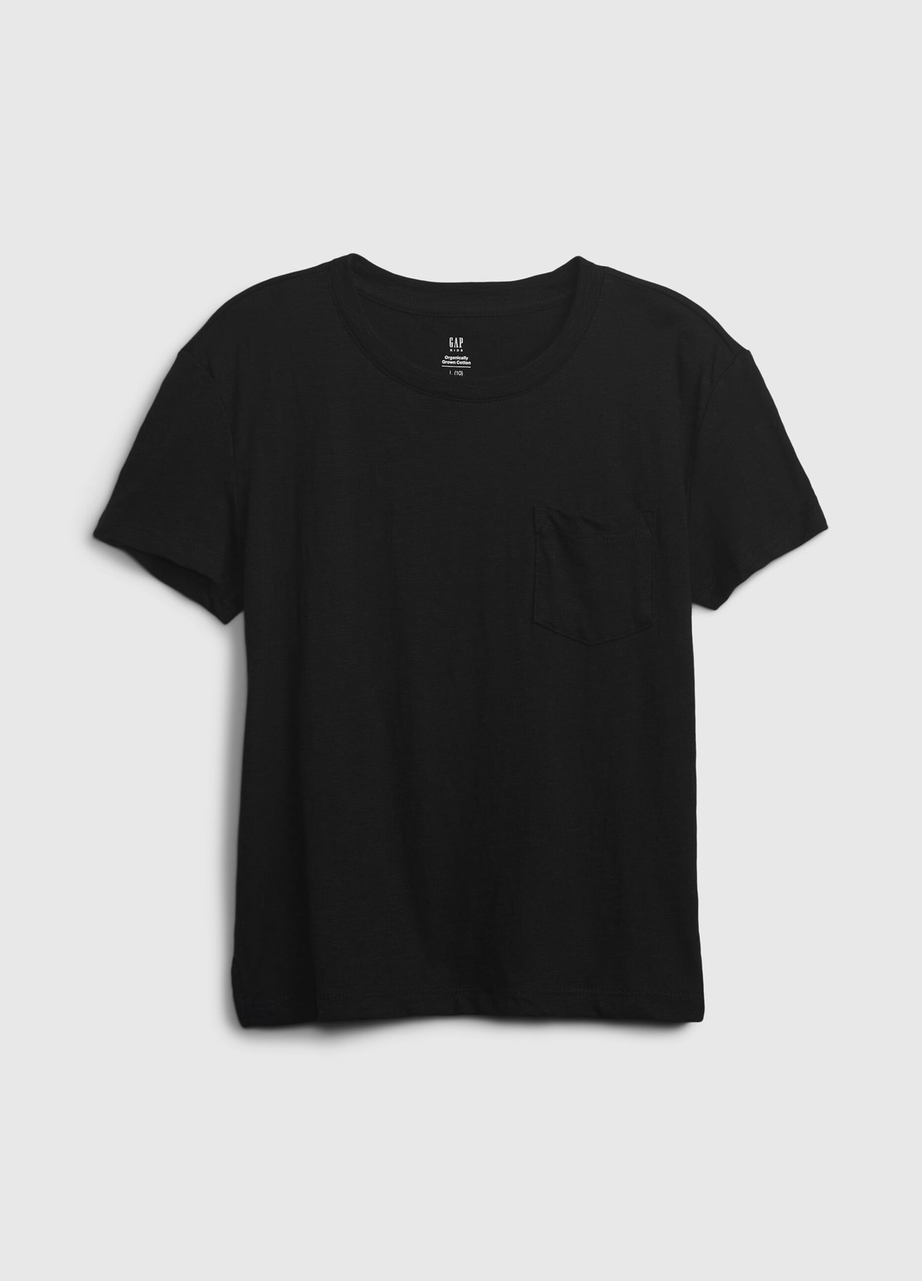T-shirt in cotone bio con tasca