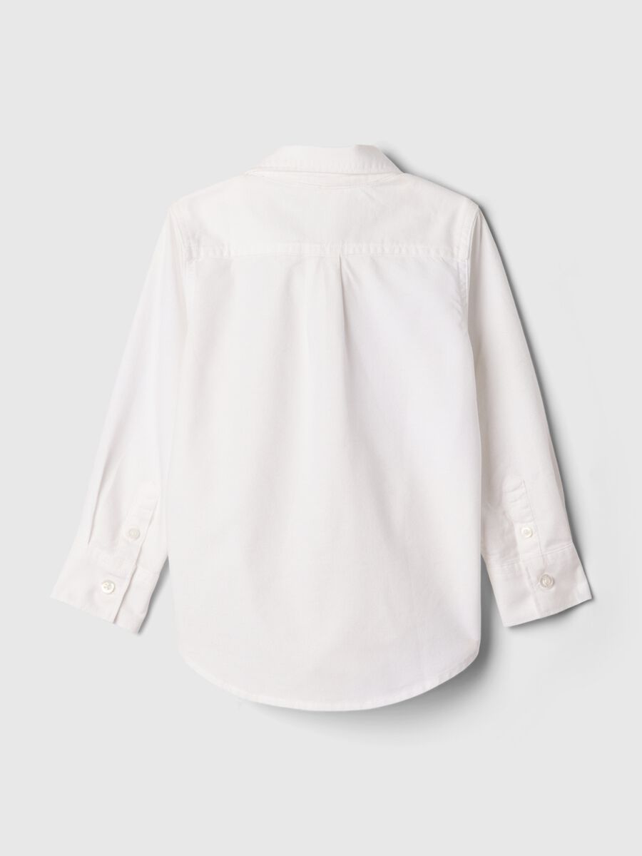 Camicia bianca elasticizzata per bambino Baby Boy_1