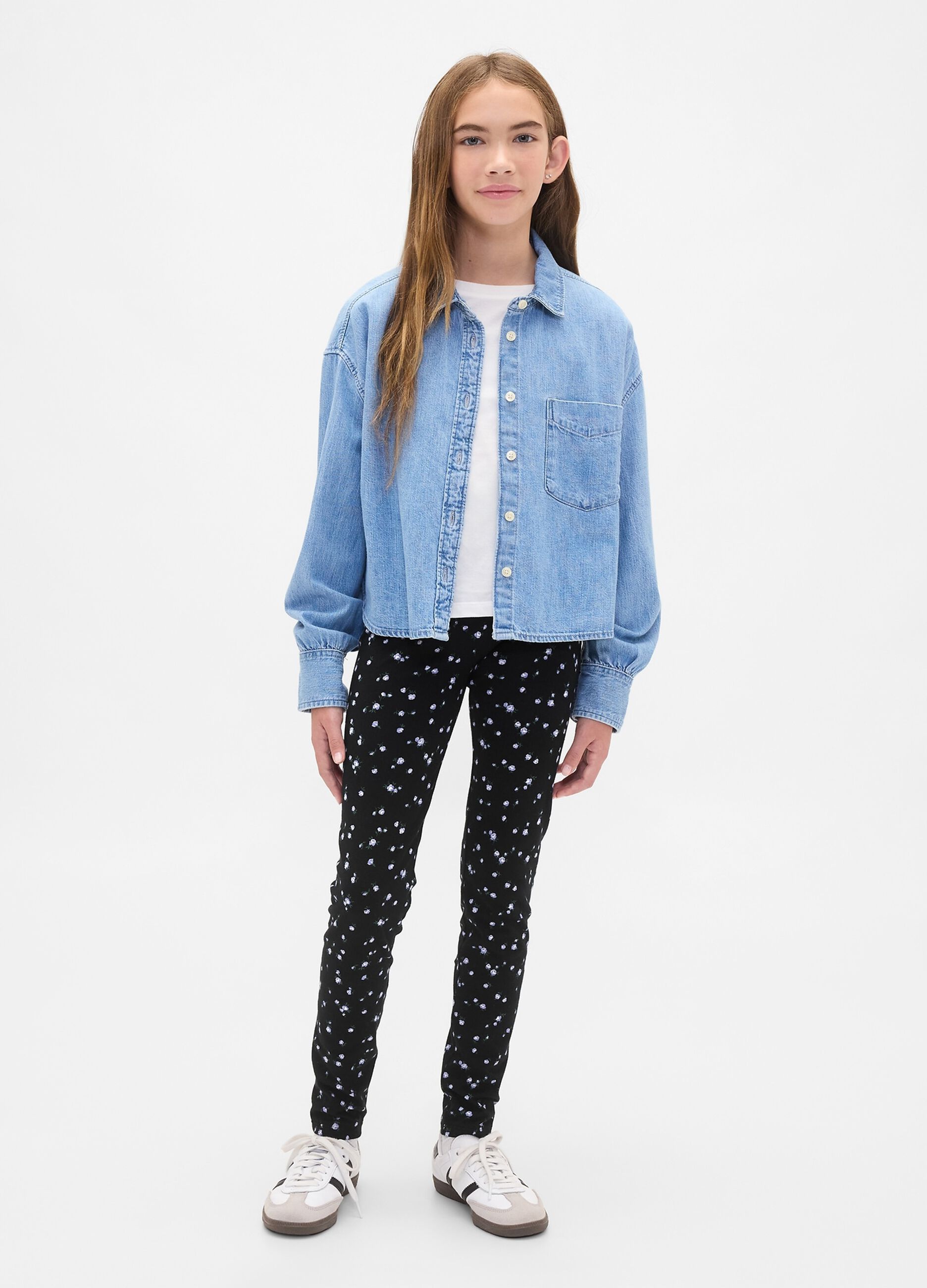Leggings neri elasticizzati