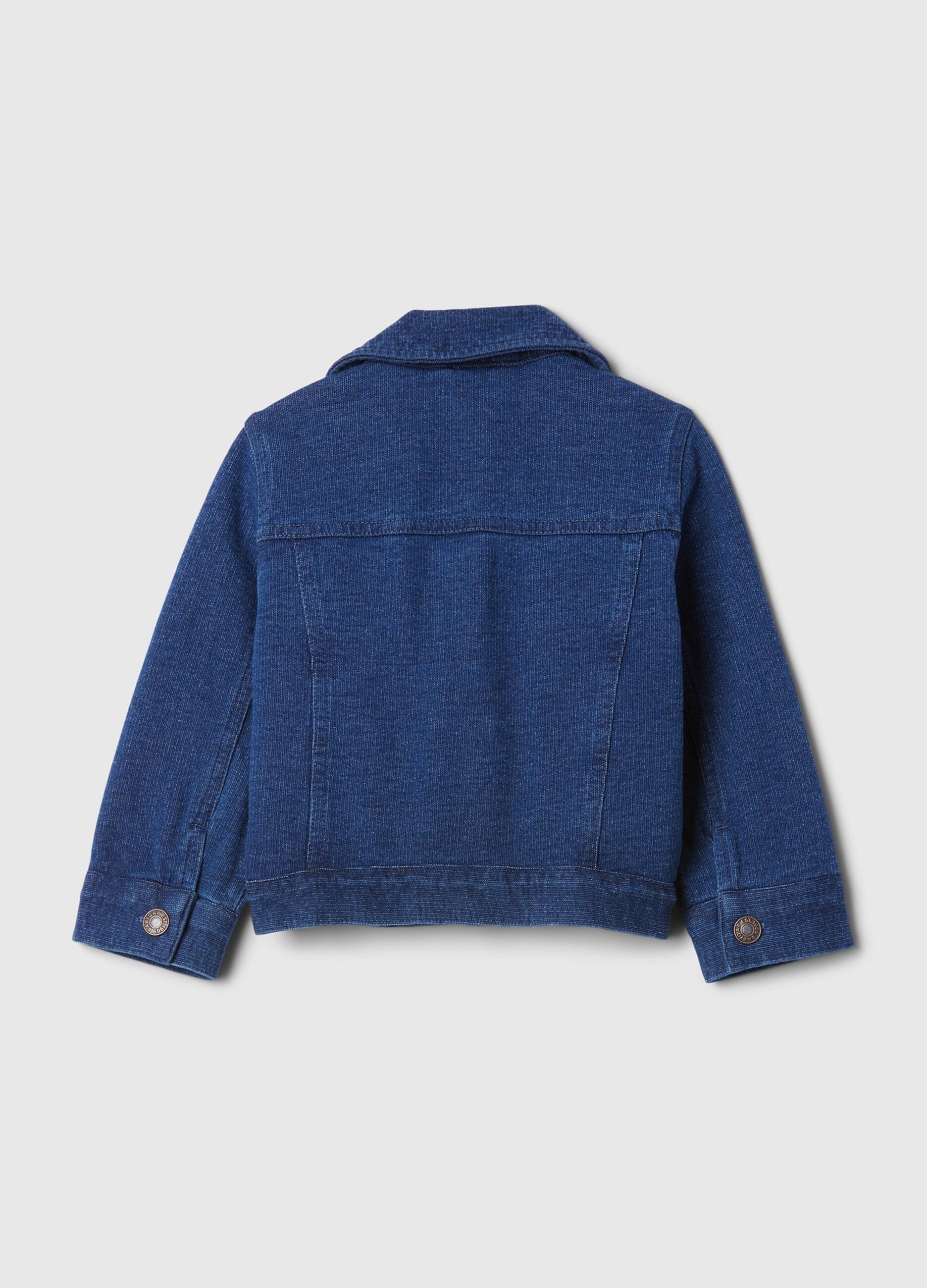 Giacca in French Terry denim_1
