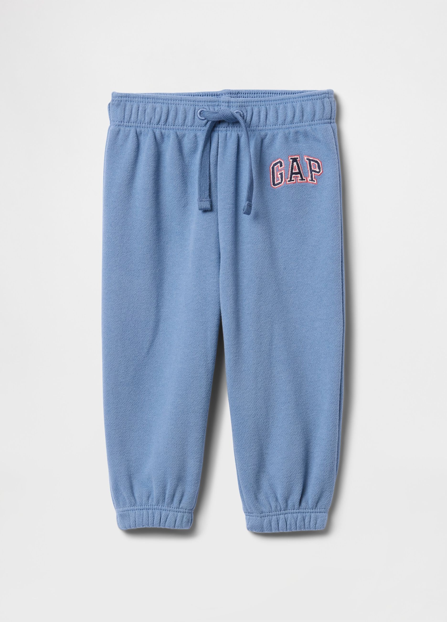 Pantaloni joggers azzurri in misto cotone