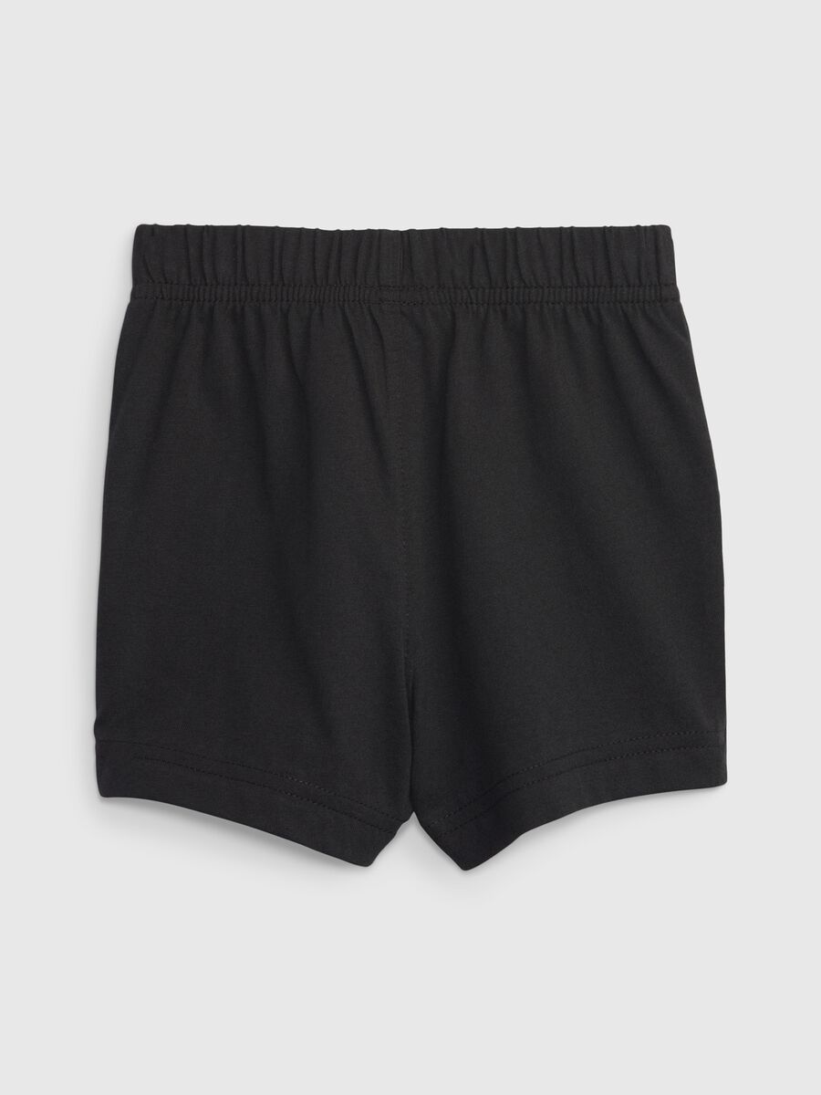 Organic cotton shorts with drawstring Newborn Boy_1