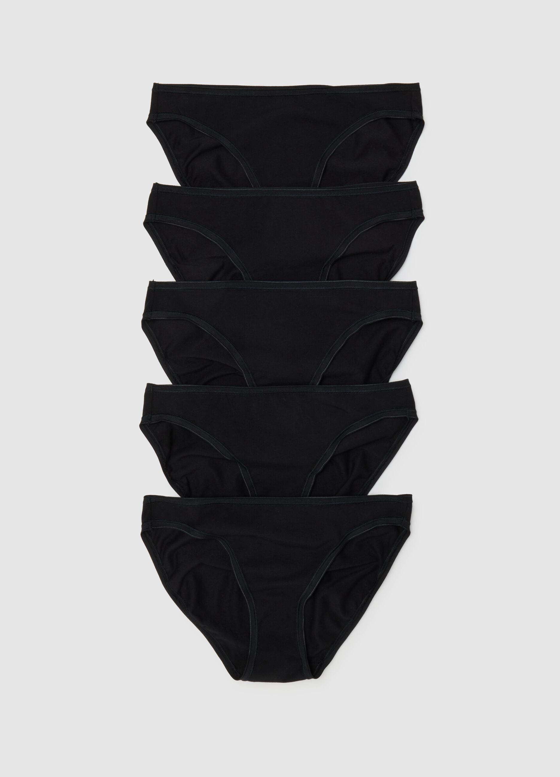 Five-pair pack of stretch briefs_3