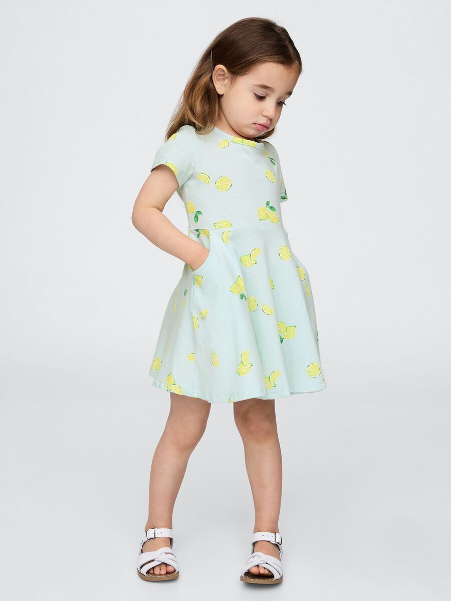Vestito a fiori con limoni per bambina Bimba_0