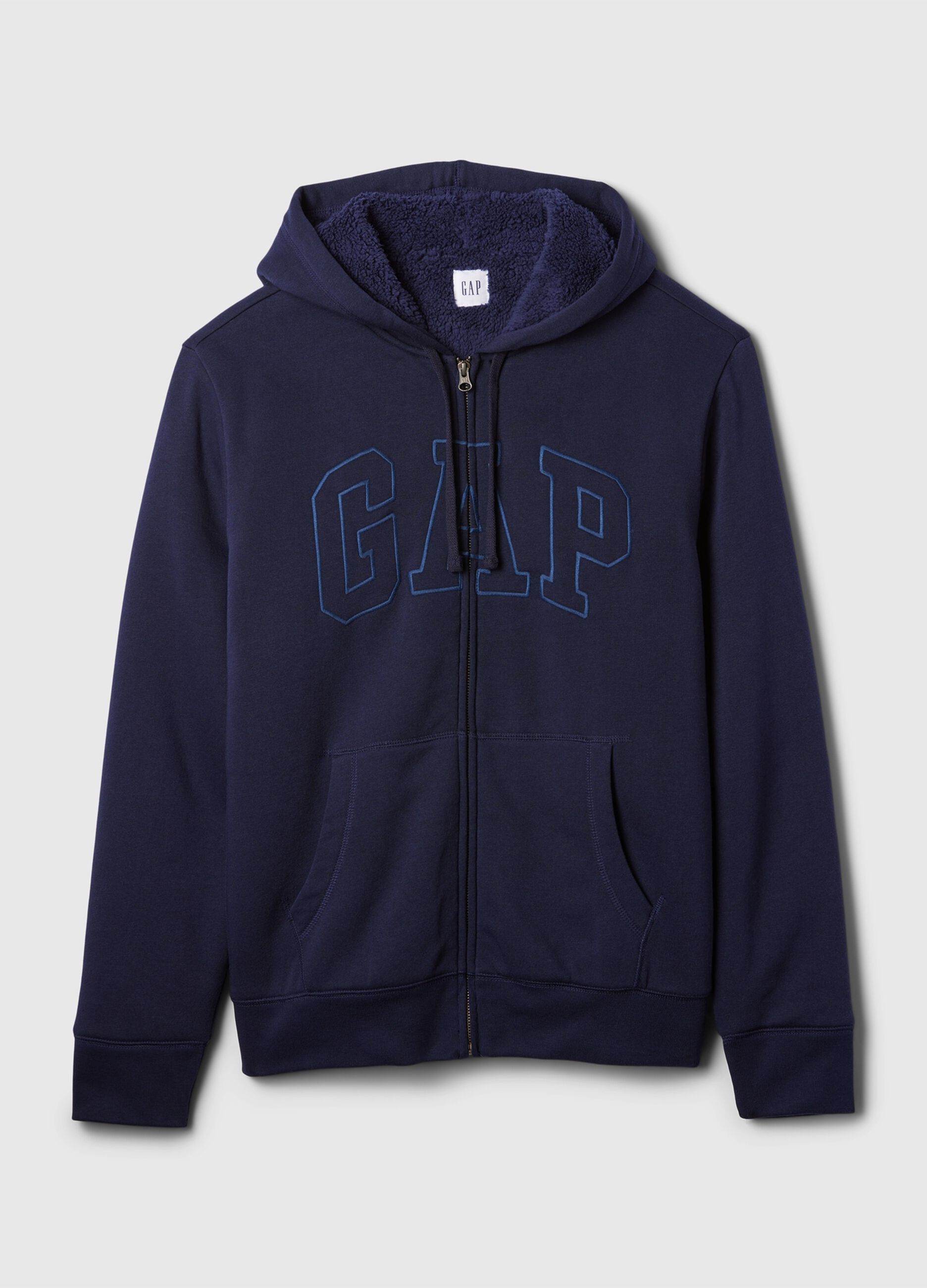 Felpa con cappuccio ricamo logo_4