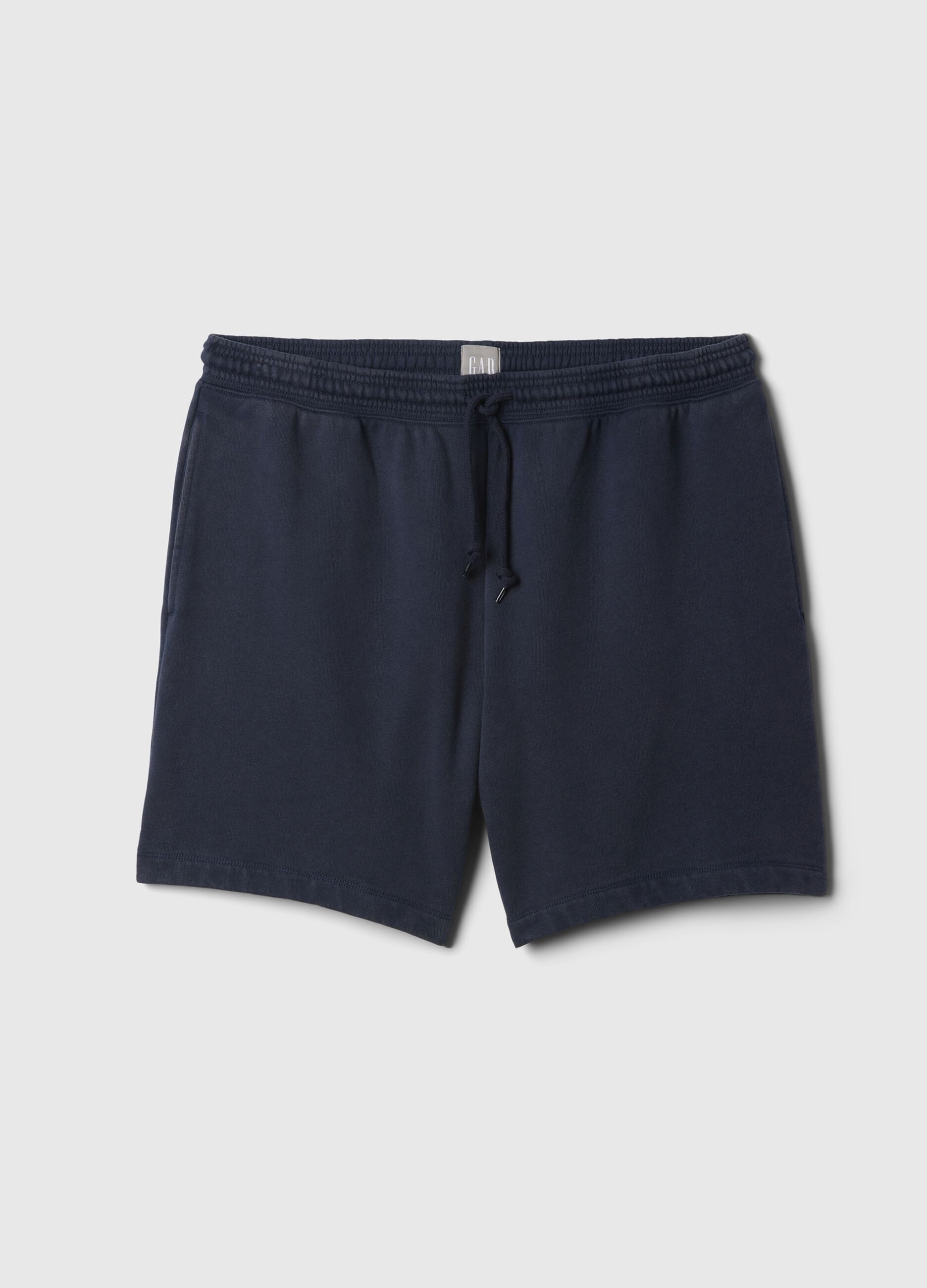 Bermuda jogger in felpa con coulisse_3