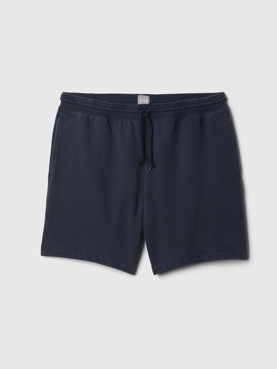 Bermuda jogger in felpa con coulisse Uomo_3