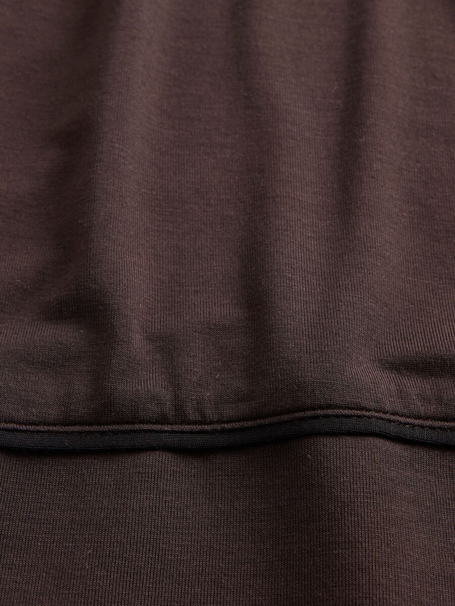 Pigiama marrone in tessuto modal elasticizzato Donna_5