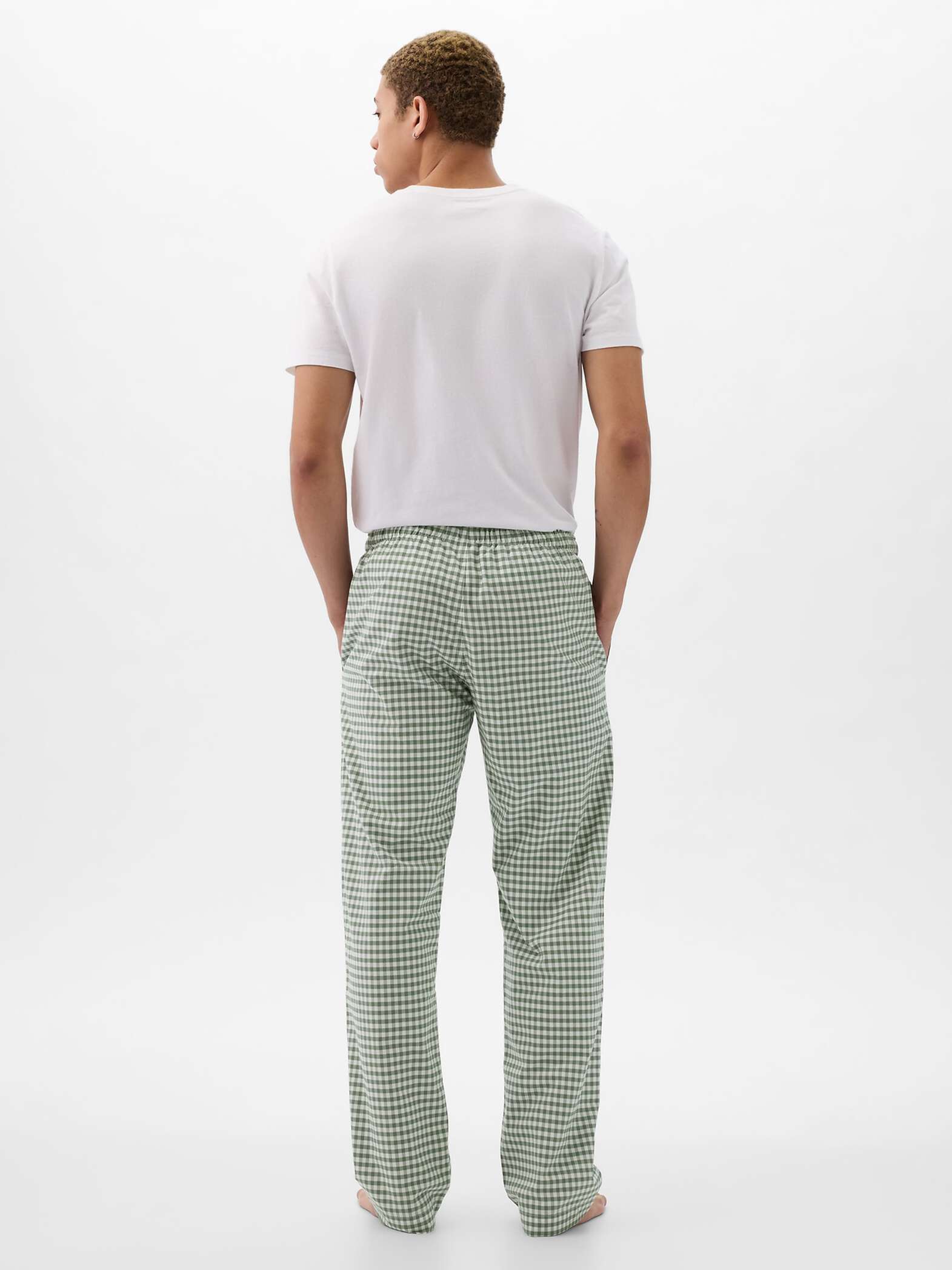Pantalone pigiama lungo in cotone fantasia_1