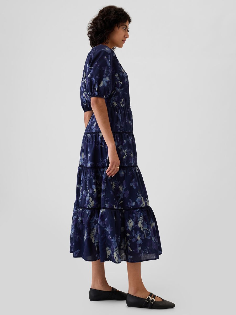 Long shirt dress with flounces Woman_2
