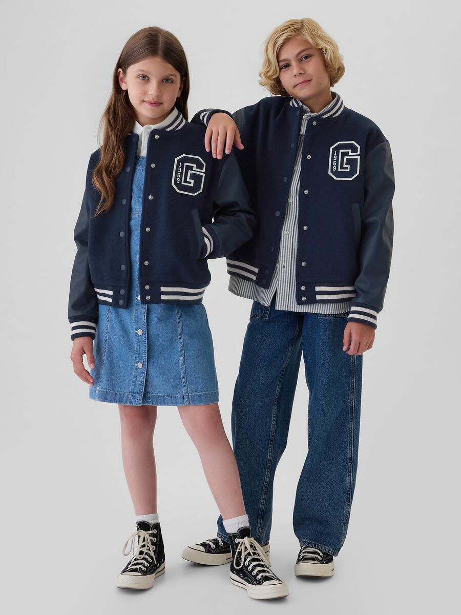 Giacca varsity con logo Unisex_0