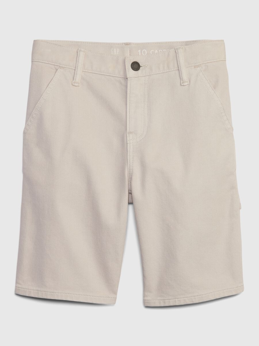 Carpenter Bermuda shorts in twill Boy_0